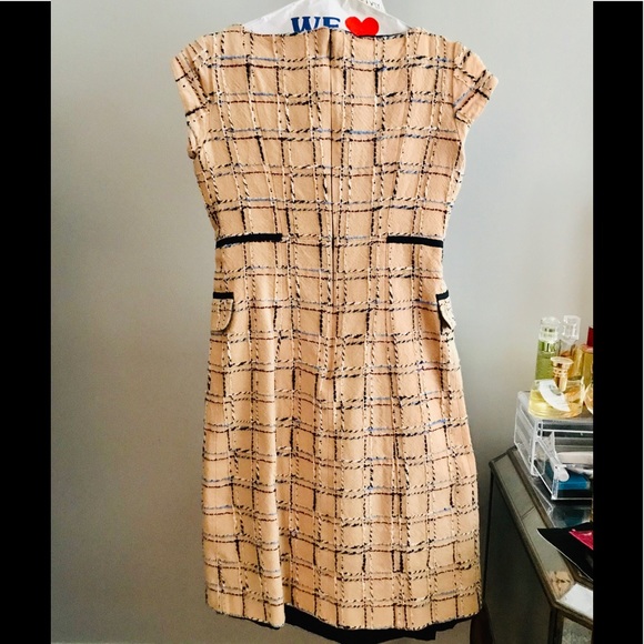 Tory Burch Woven Plaid Dress - Picture 4 of 5